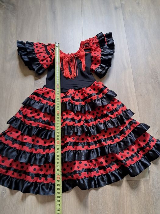 Flamenco hiszpanka 92, 18-24 miesiące sukienka strój przebranie