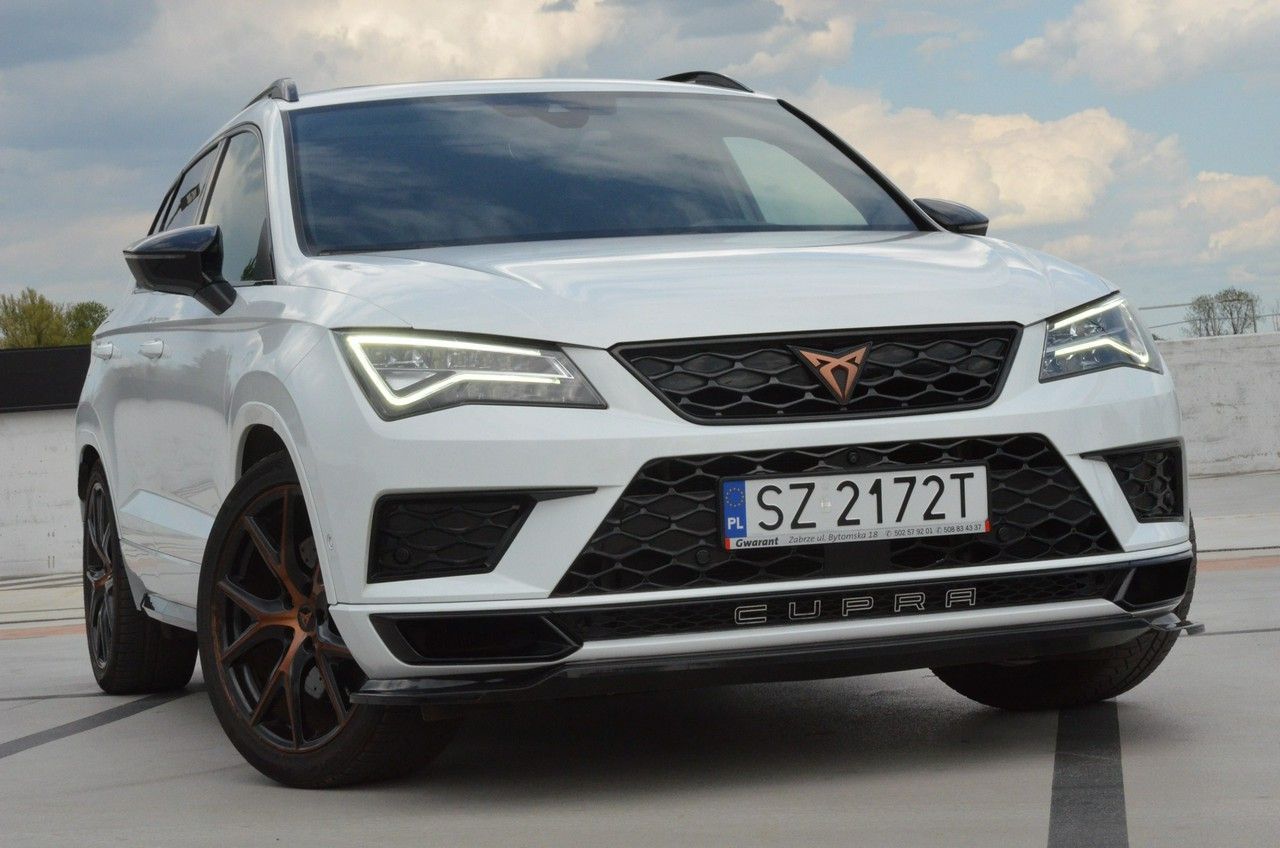 Cupra Ateca 2.0 TSI 300 KM 4Drive DSG Navi PL/ LEDy/ Kamera/ Kubełki/ Race/Dyfuzor
