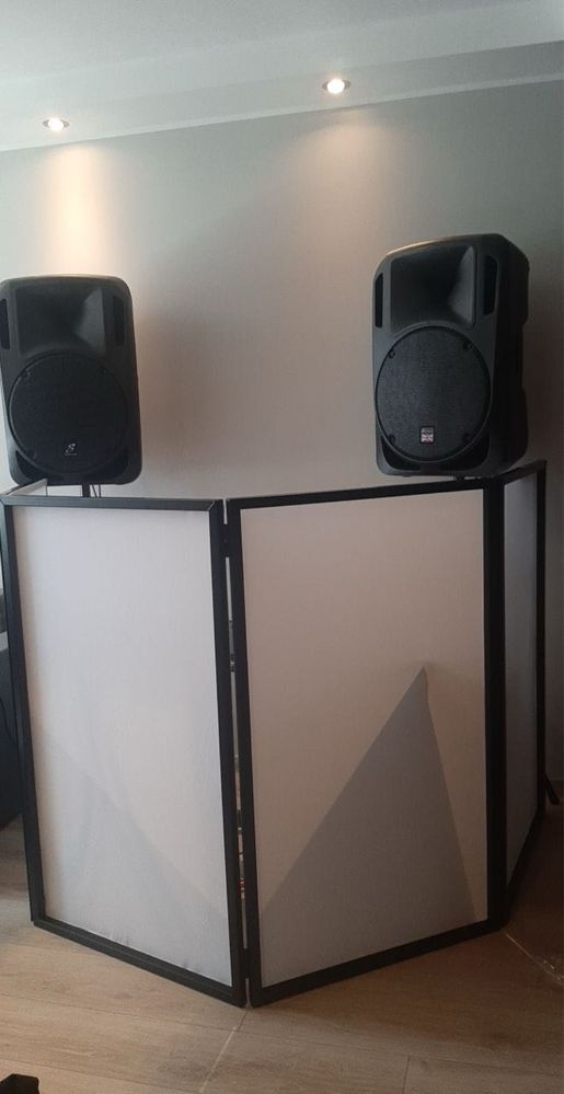 Głośniki aktywne 2 sztuki + power mikser