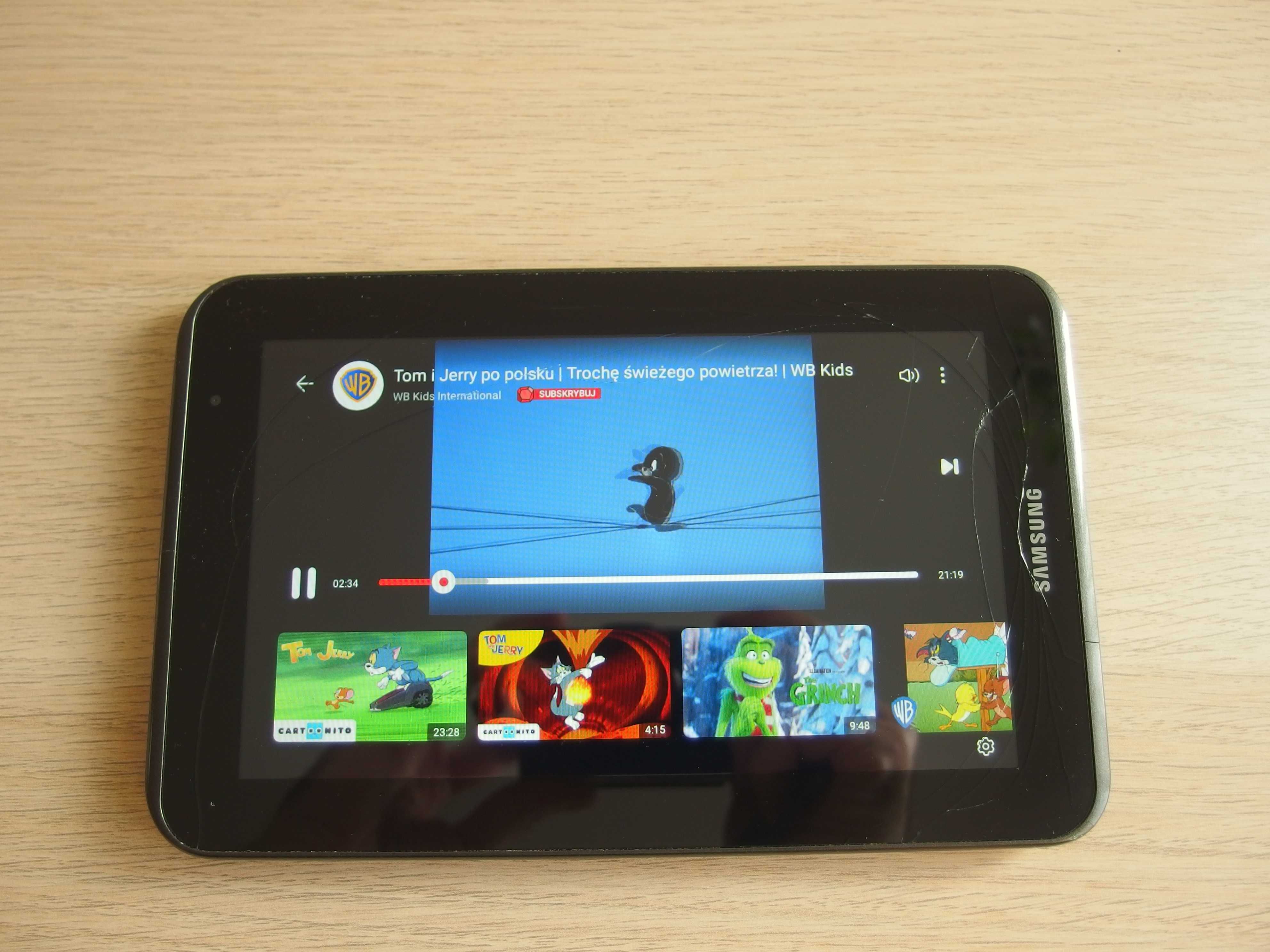 Tablet 7" SAMSUNG Galaxy Tab2 LineageOS Android 7.1 YouTube Kids