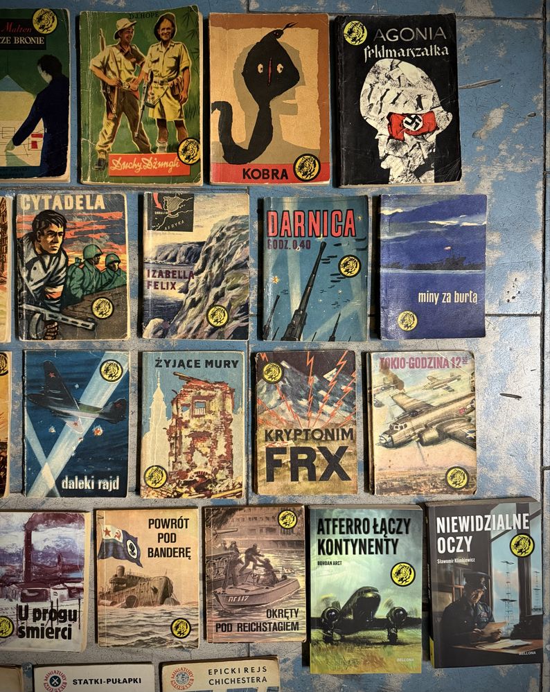 seria Żółty Tygrys 28 sztuk 1957 - 2025, Miniatury morskie 3 szt.