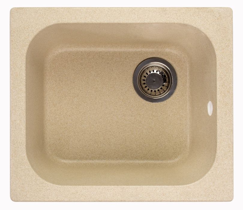 Гранітна кухонна мийка LAVA MODENA (49*44см). Великий вибір кольорів.