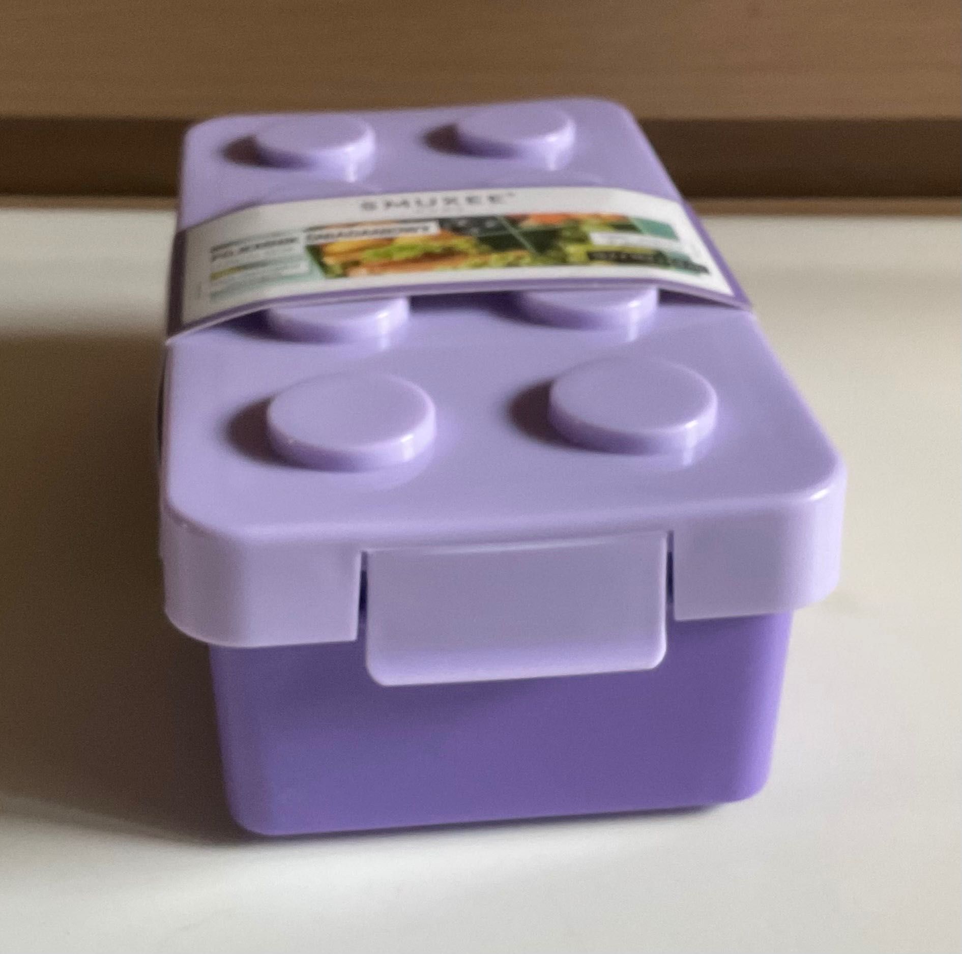 Smukee Pojemnik śniadaniowy jak klocki Lego, nowy