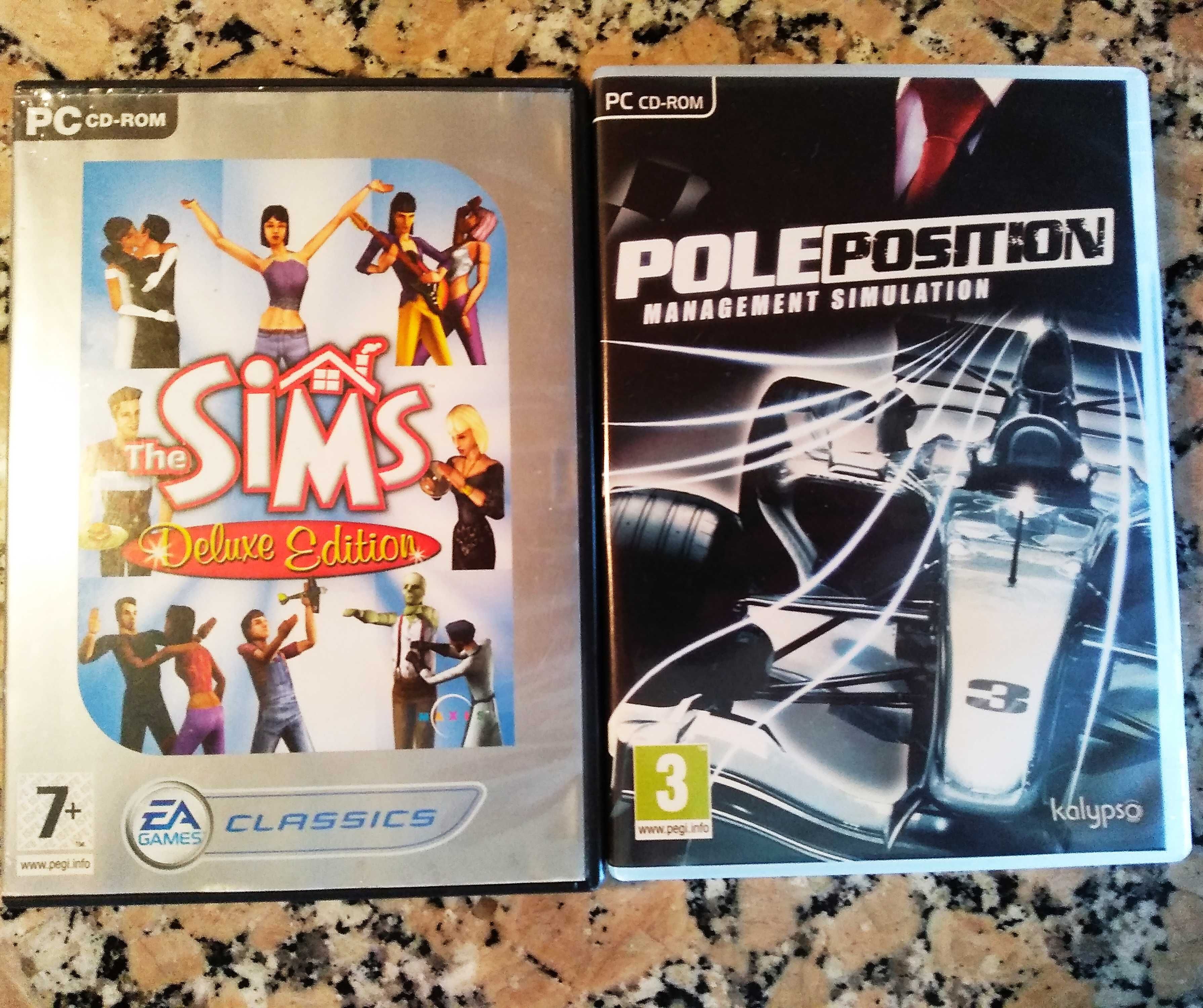 Jogos PS 2 e PC.