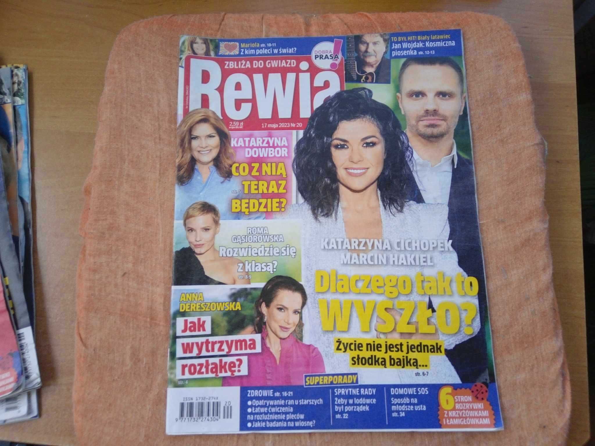Tygodnik Rewia zbliża do gwiazd nr 20 maj 2023 gazeta