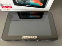 Monitor podglądowy FEELWORLD F6 Plus + bateria + ladowarka