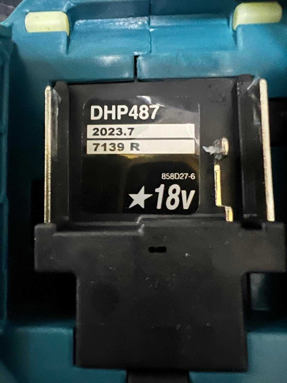 Makita DHP487/АКБ 2Ач/зу/кейс ударная дрель-шу НОВАЯ!