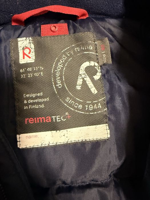 Зимовий Комбінезон 74см, зимові рукавиці на 2-3 роки  reima tec рейма