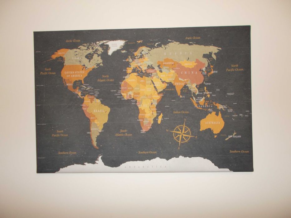 Obraz mapa świata