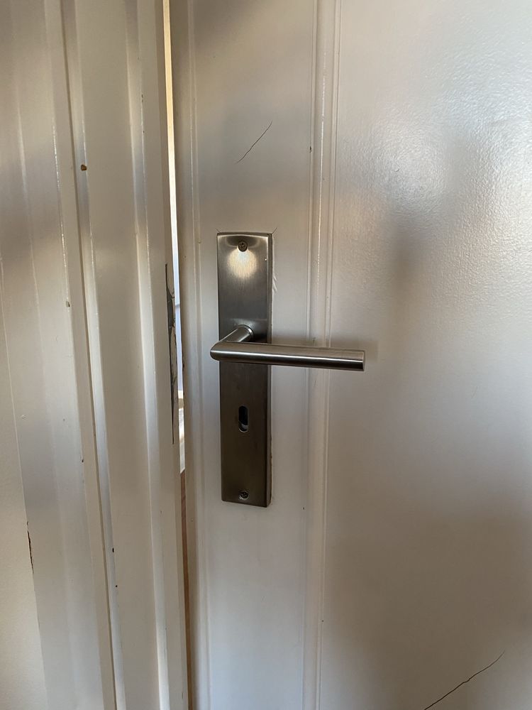 9 portas madeira maciça lacadas branco