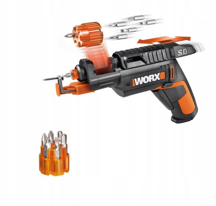 WKRETARKA WORX ZASILANIE akumulatorowe 4 V WX255. 8029