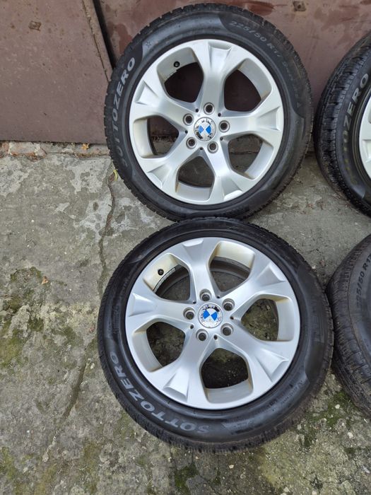 Koła zimowe BMW X1 5x120 Pirelli 225/50 R17 Jak Nowe