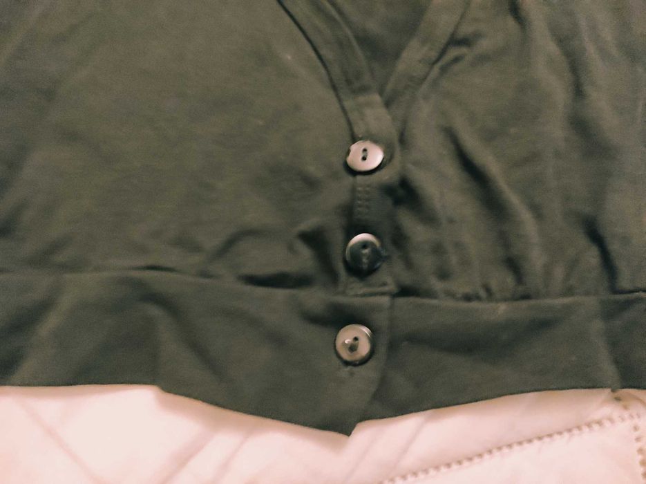 Bolero preto tamanho único algodão