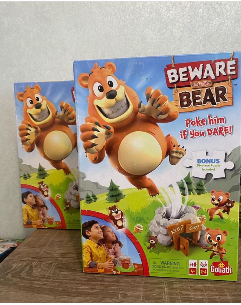 Настільна гра “Остерігайтеся ведмедя (Beware of The Bear)”+ Пазли!