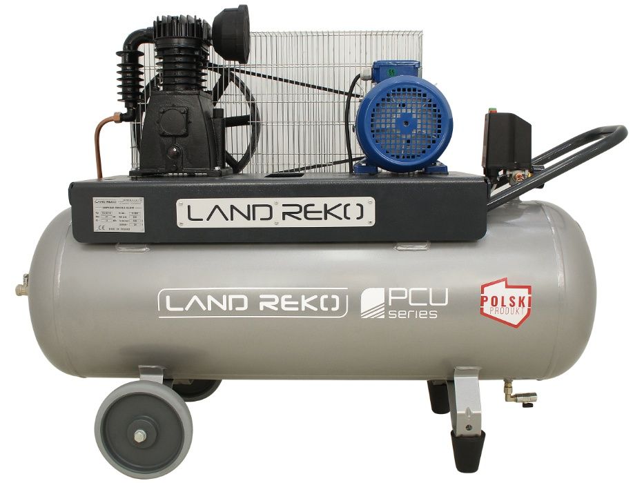 Kompresor tłokowy PCU 150l 490l/min 400V sprężarka Land Reko