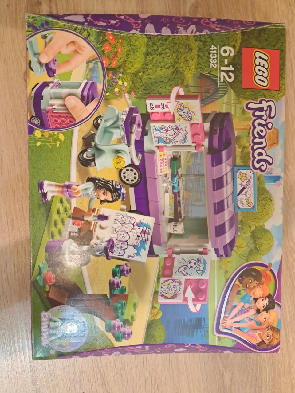 Конструктор Lego Friends Передвижная творческая мастерская Эммы 41332