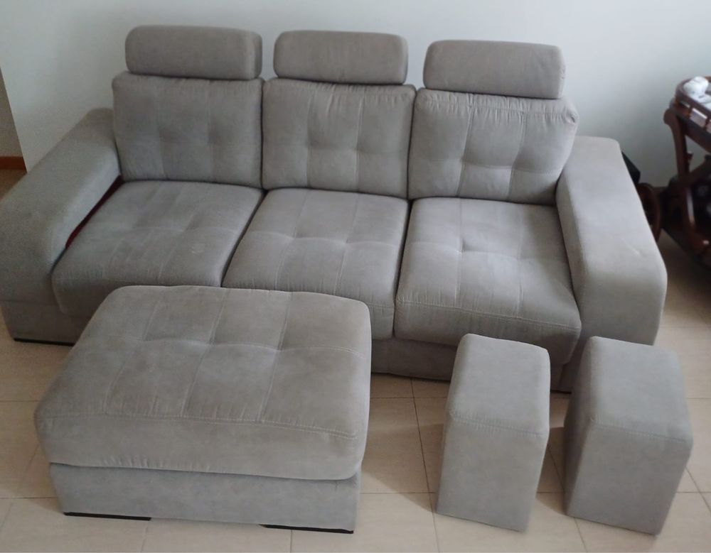 Sofá (chaise longue) (Como Novo)