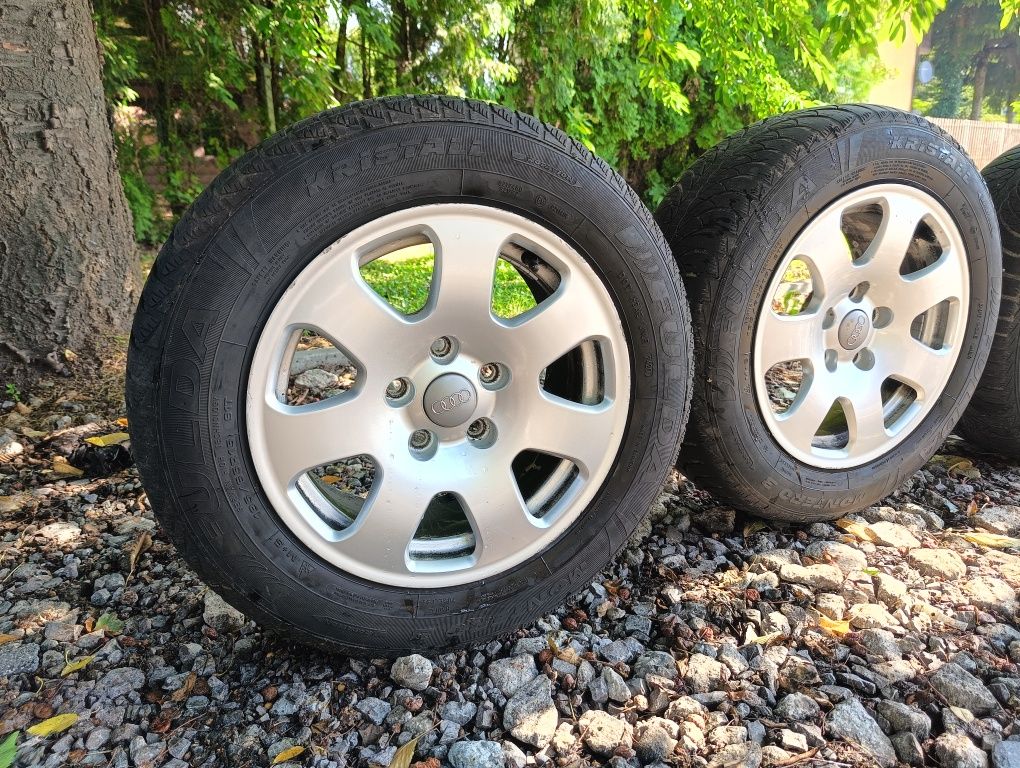 Alufelgi 5x112 15 cali opony 195/65r15 audi VW skoda seat