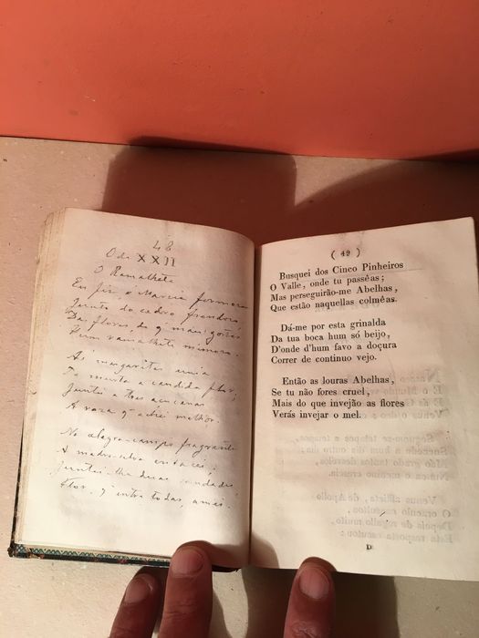 1a edição - JOSÉ AGOSTINHO de MACEDO  - A Lyra Anacreontica - 1819