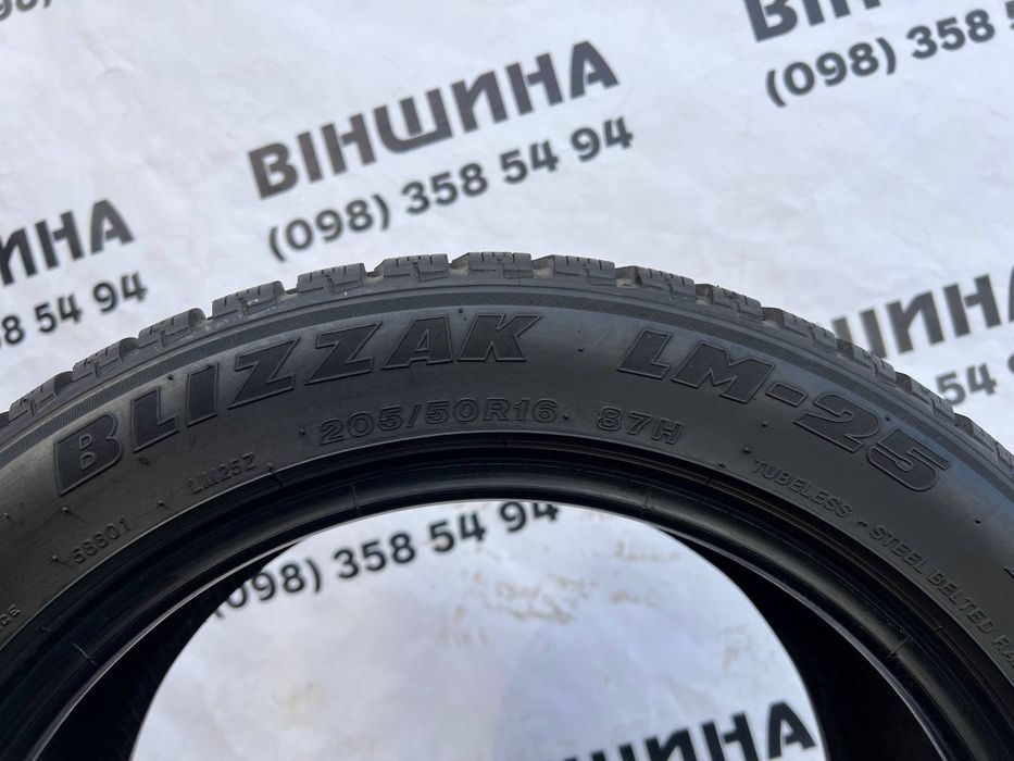 Шини 205/50 R 16 Bridgestone Blizzak LM25. Зима комплект. Колеса склад