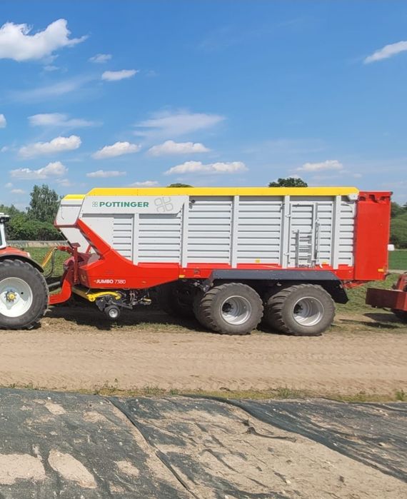 Pottinger JUMBO 7380 DB przyczepa samozbierająca