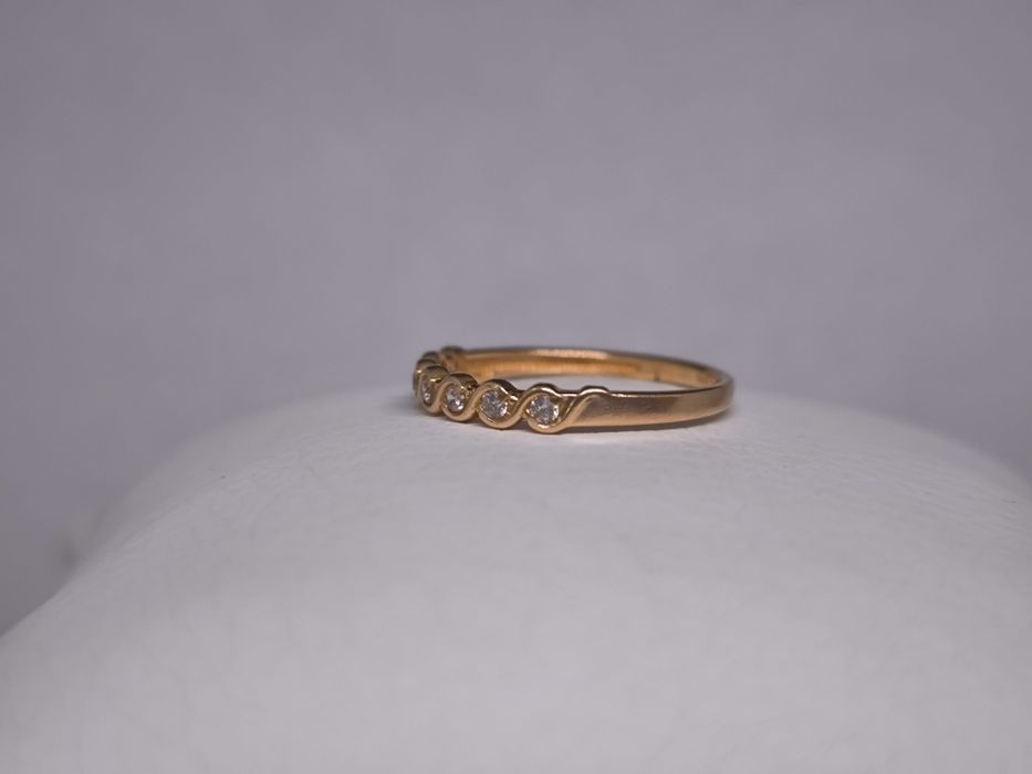 Кольцо золотое 16.5 размер