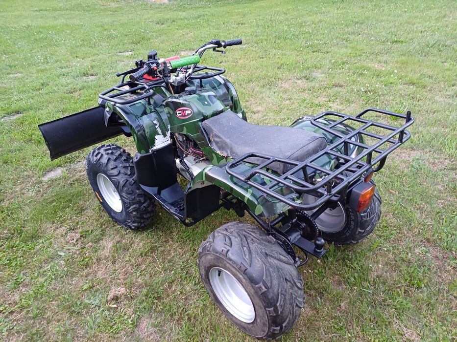 Quad 200 bashan z pługiem do sniegu