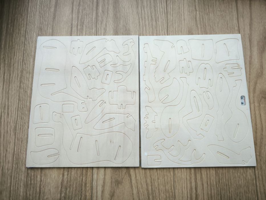 Puzzle 3D em madeira de um Veado