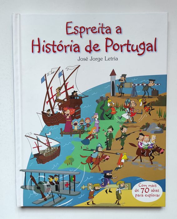Livro Espreita a História de Portugal de José Jorge Letria