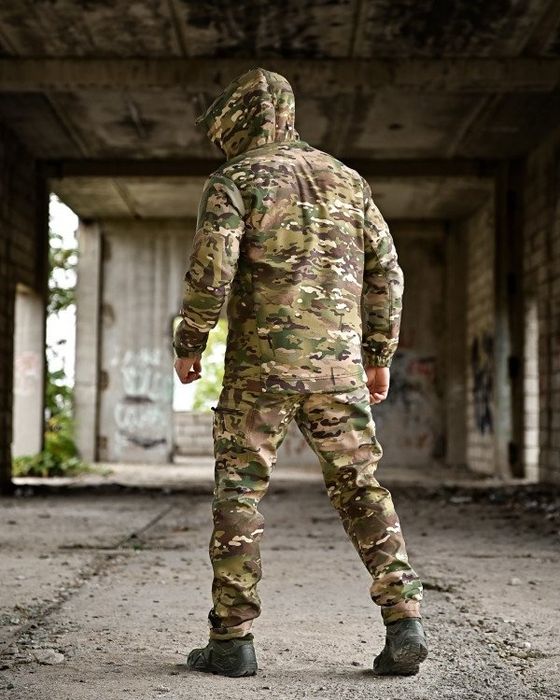 Утеплений демісезонний тактичний костюм на флісі OMEGA мультикам