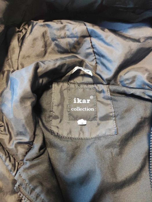 Kamizelka z kapturem czarna rozmiar S Ikar