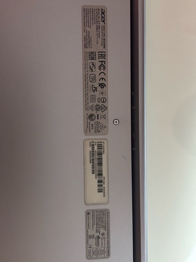 Laptop Acer Swift 1