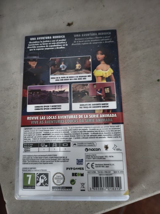 Nintendo switch V1 estimada