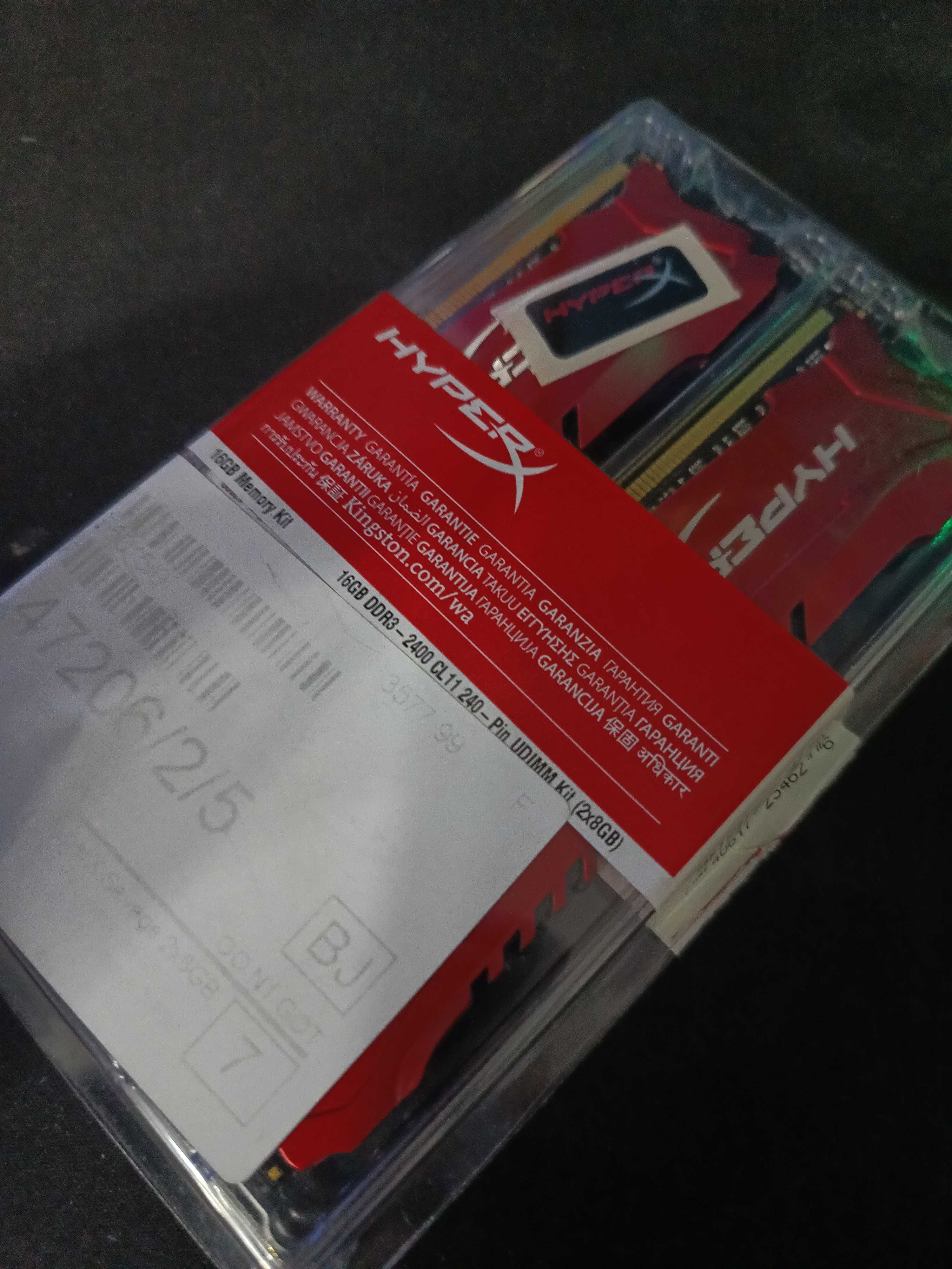 Pamięć RAM HyperX Savage DDR3 16GB 2400MHz HX324C11SRK2/16 2 x 8GB