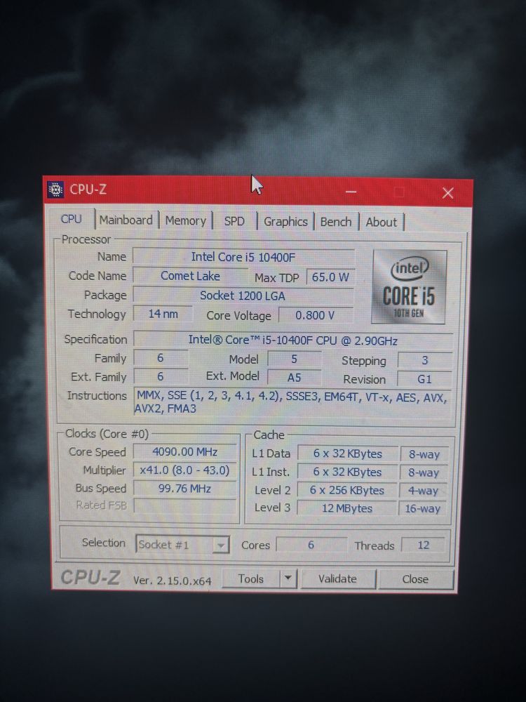 Продам ПК i5 10400f gtx1660 super