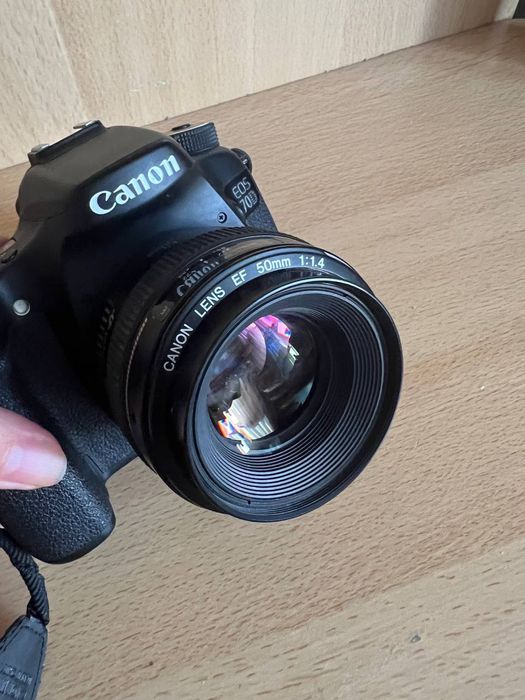 Canon 70D + обʼєктив 50мм 1.4