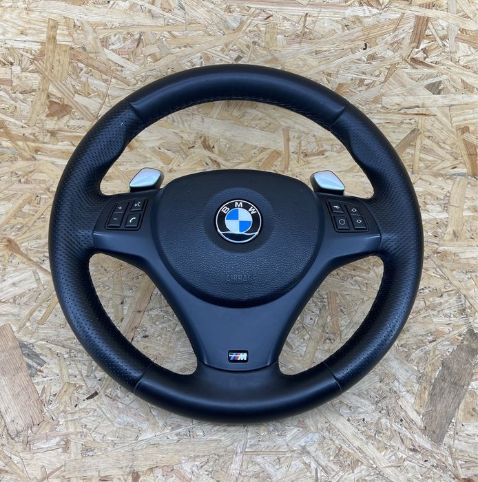 BMW E90 E91 E92 E93 E87 kierownica m pakiet łopatki