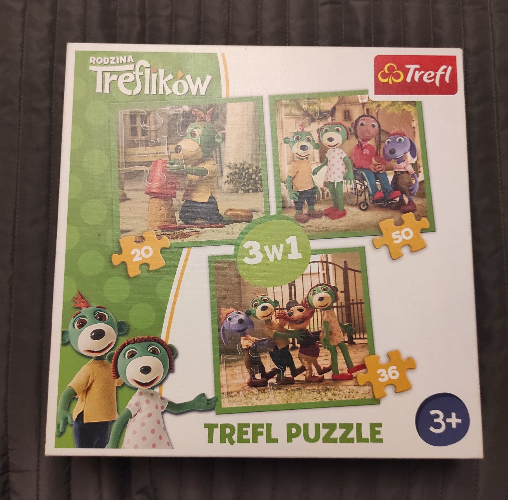 Trefl puzzle Trefliki 3w1 dla dzieci 3+ Kraków