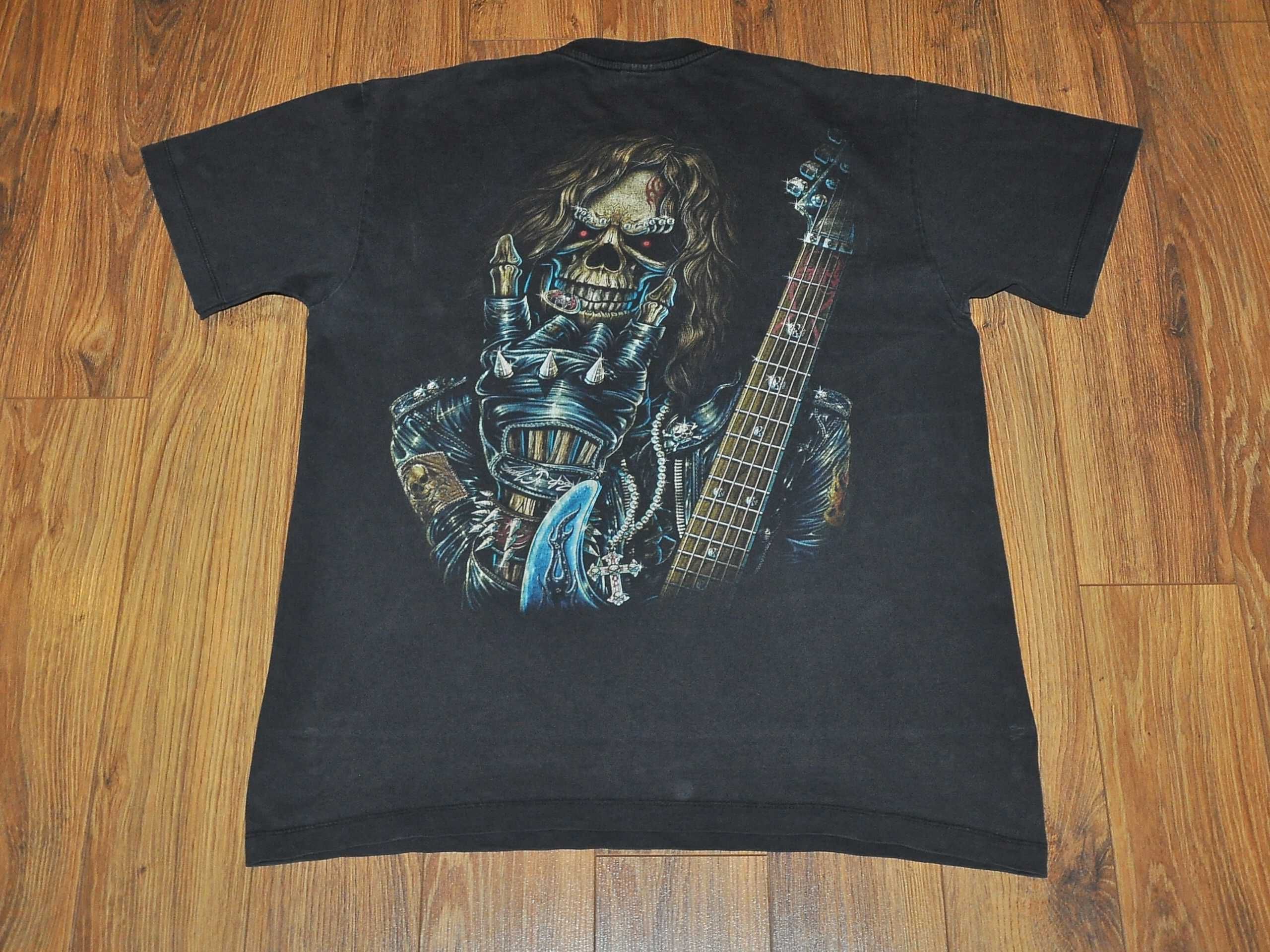 Gitarzysta,Gitara,Kościotrup,Czacha,Skull - koszulka rozm.L WILD