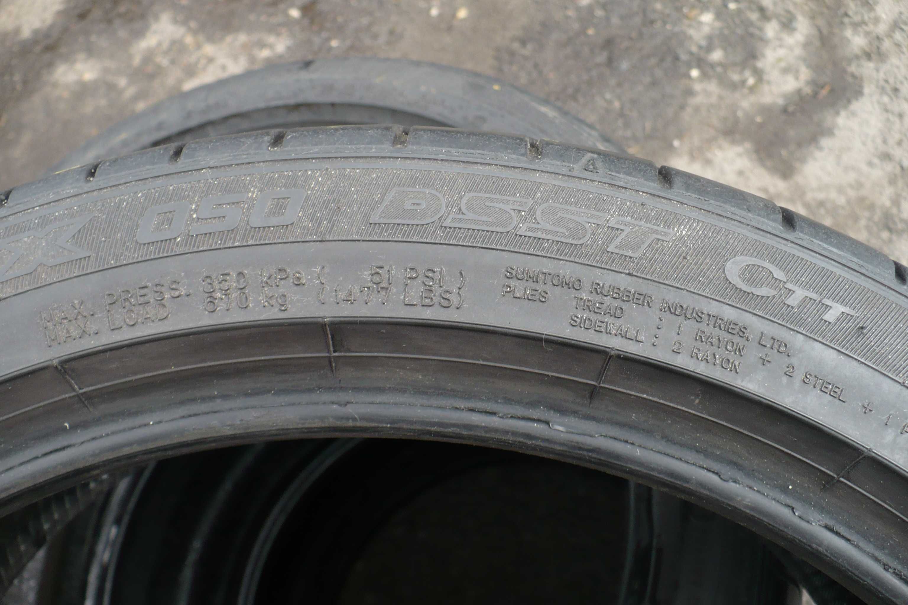 Opony Dunlop 245/40R19  94W  4mm  Letnie Run-Flat 4szt 2018r.