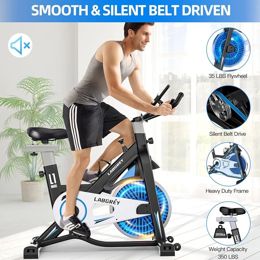 Nowy Rower Stacjonarny Treningowy Spinningowy Labgrey koło 15kg LCD