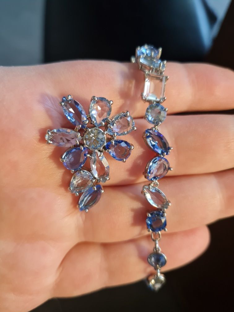 Swarovski GEMA Сваровскі браслет Кольє під срібло