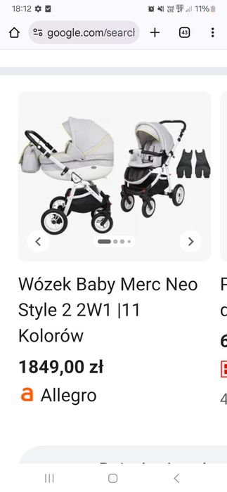 wozek 3 w 1 Merc Neo Style