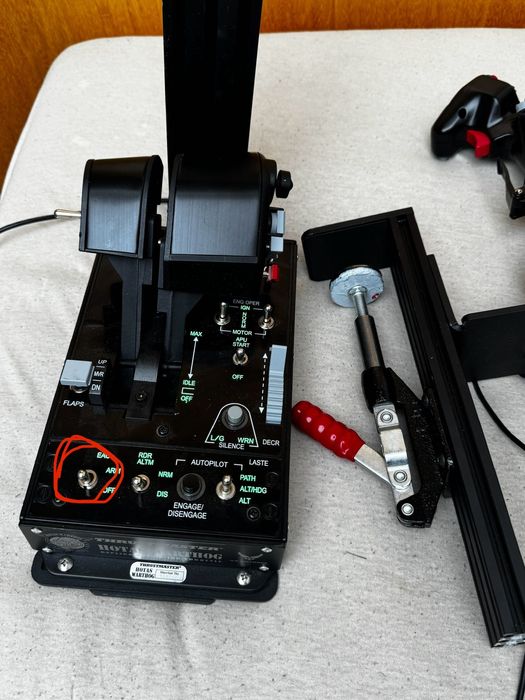 Thrustmaster hotss warthog важіль + штурвал