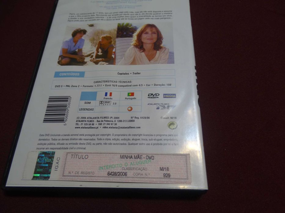 DVD-Minha mãe-Christophe Honoré