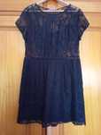 Vestido M-Mango, renda, preto