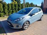 Ford Fiesta MK7 błękitny 2008 1.2 benzyna 3d