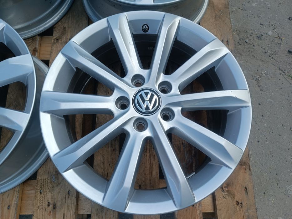 Легкосплавні диски 5 112 R17 Фольксваген титани Р17