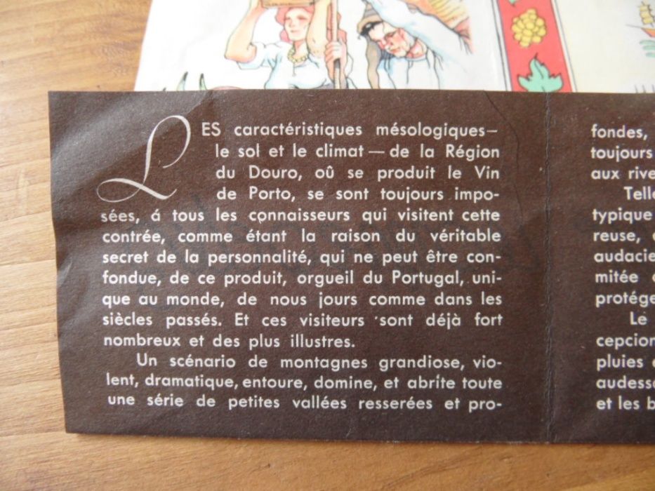 Panfleto Original da Exp. de Paris alusivo ao Vinho do Porto (1937)