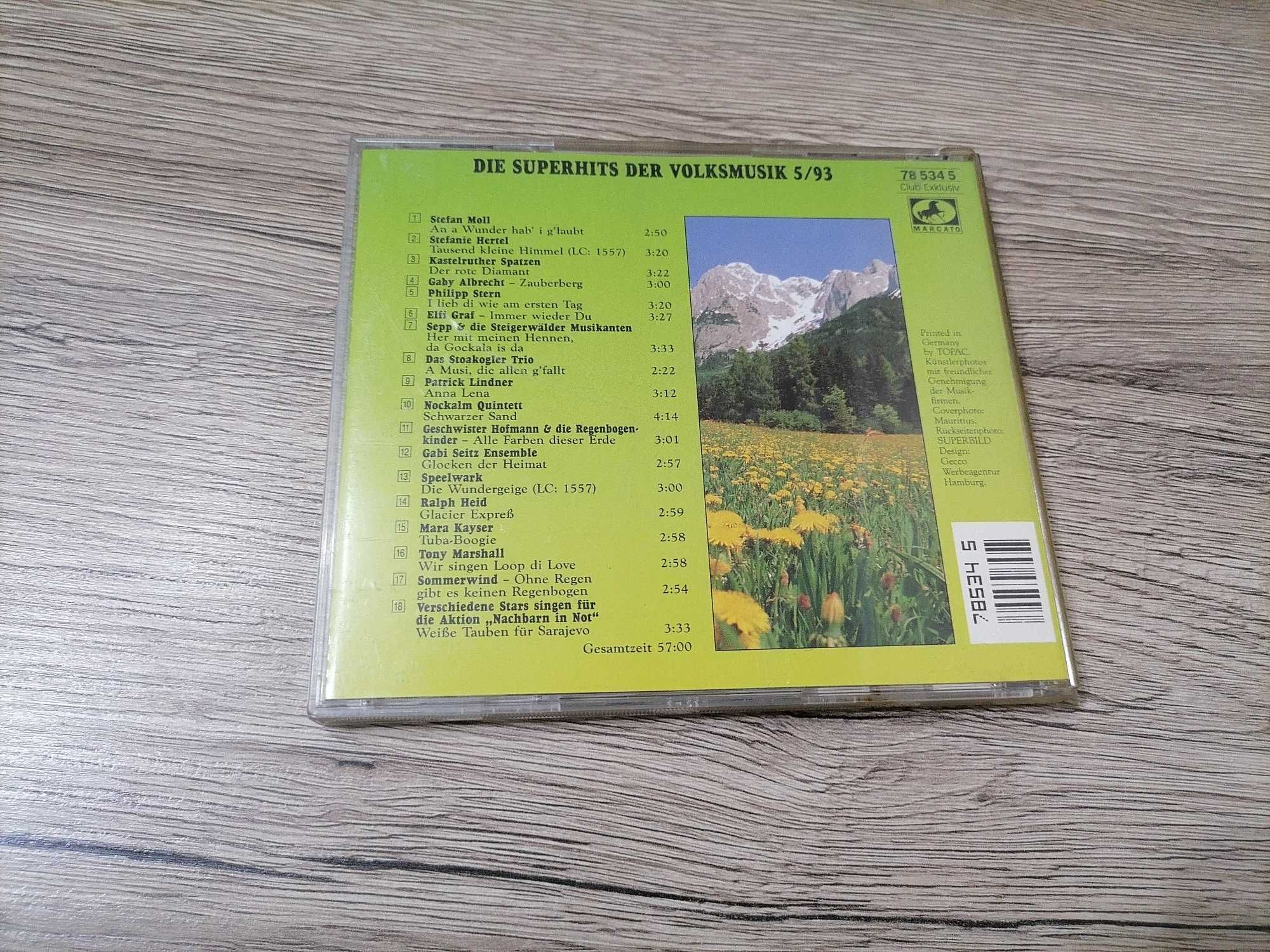 Various – Die Superhits Der Volksmusik 5/93 CD (3160)